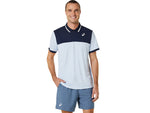 Asics Court Tennis Polo Heren SKY MIDNIGHT