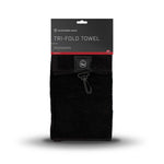 GOLF TRI-FOLD TOWEL ZWART