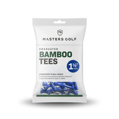 Masters Golf BAMBOO TEES 38 mm BLAUW