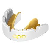 OPRO GOLD BRACES ULTRA FIT MOUTHGUARD White/Gold