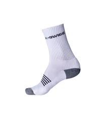 K-SWISS 3 Pack High Socks White