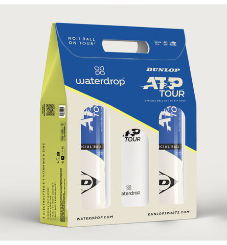 Dunlop ATP Tour & Waterdrop Fles